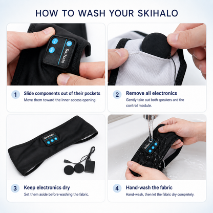 SkiHalo™ Bluetooth Headband