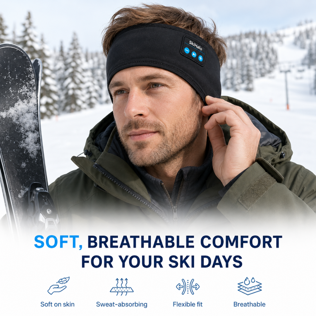 SkiHalo™ Bluetooth Headband