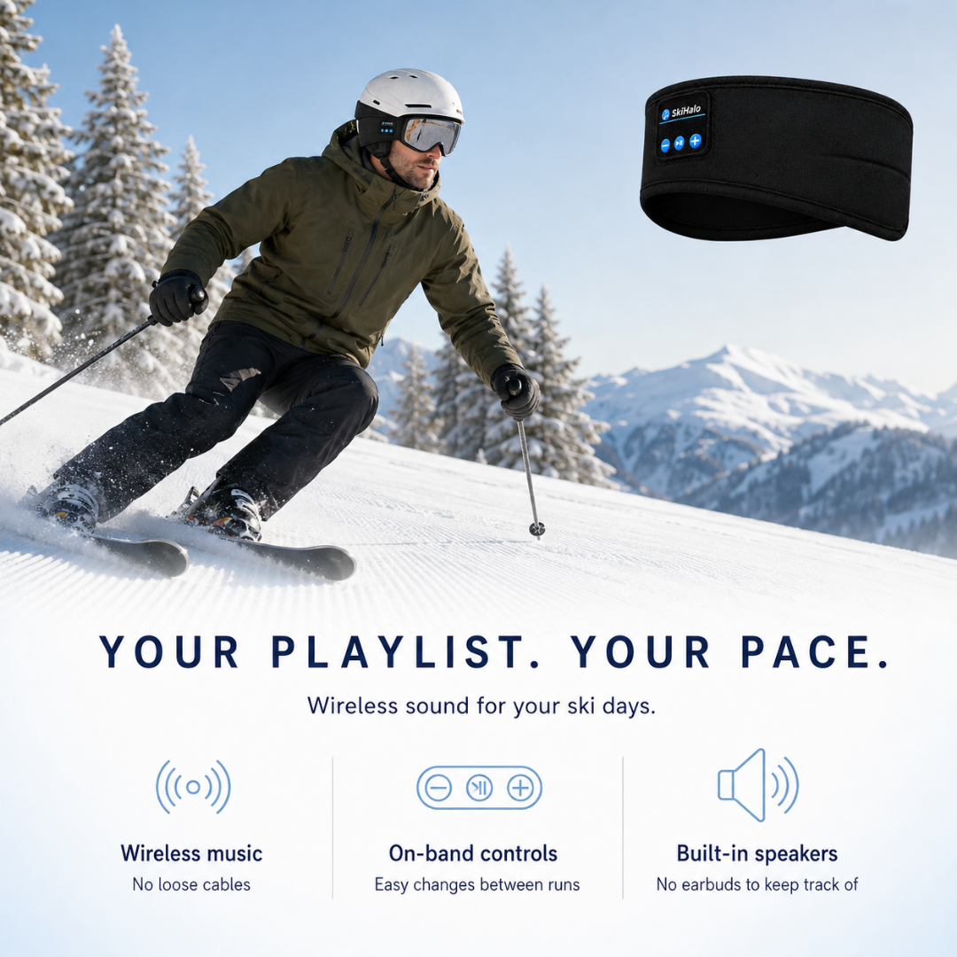 SkiHalo™ Bluetooth Headband
